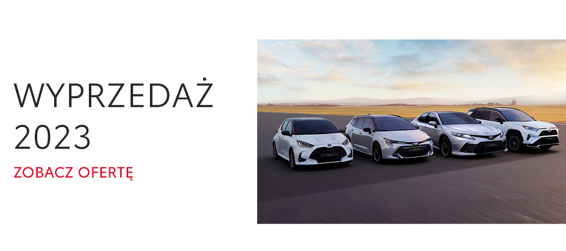 Toyota Wyprzedaż 2023